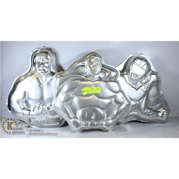 HULK HOGAN, POWER RANGER,& SUPERMAN WILTON CAKE
