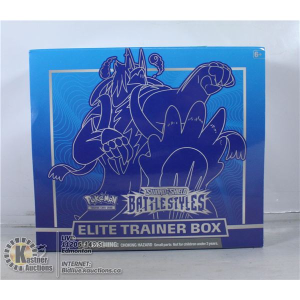 BATTLE STYLES ELITE TRAINER BOX WITH x8 BOOSTERS