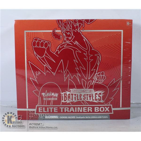 BATTLE STYLES ELITE TRAINER BOX WITH x8 BOOSTERS