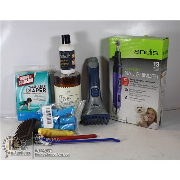 TOE NAIL GRINDER, NEW FEMALE DIAPER 15-35 LBS