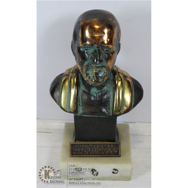 HIPPOCRATES BUST 460-377 B.C.
