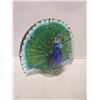 Image 2 : ART GLASS PEACOCK