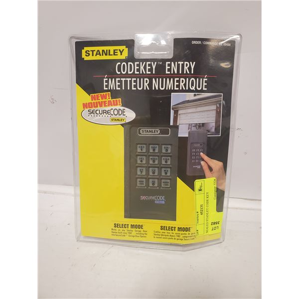 SEALED STANLEY CODE KEY