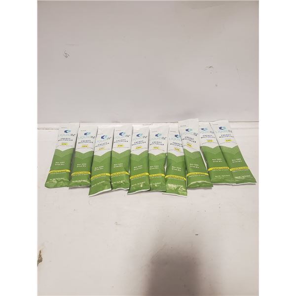 10 X LIQUID IV ELECTROLYTES HYDRATION PACKS