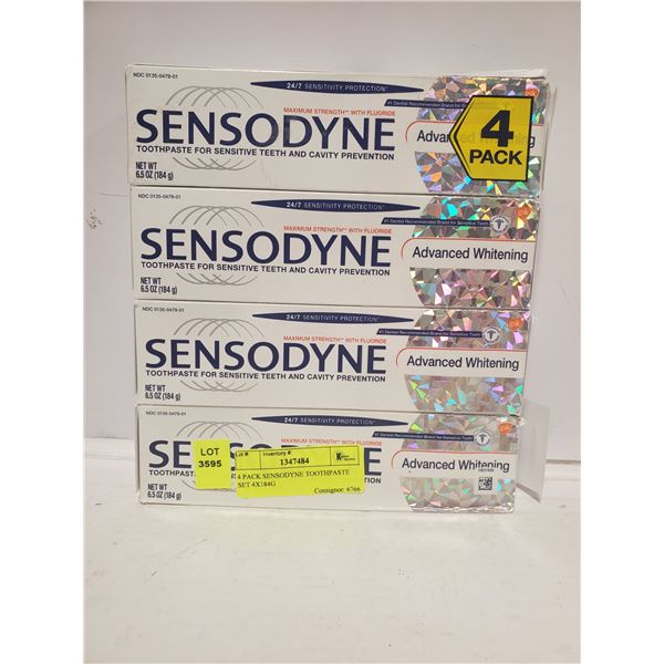 4 PACK SENSODYNE TOOTHPASTE SET 4X184G