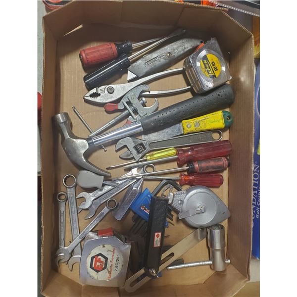 FLAT OF ASSORTED TOOLS