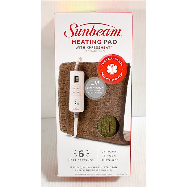 SUNBEAM HEATING PAD WITH XPRESSHEAT
