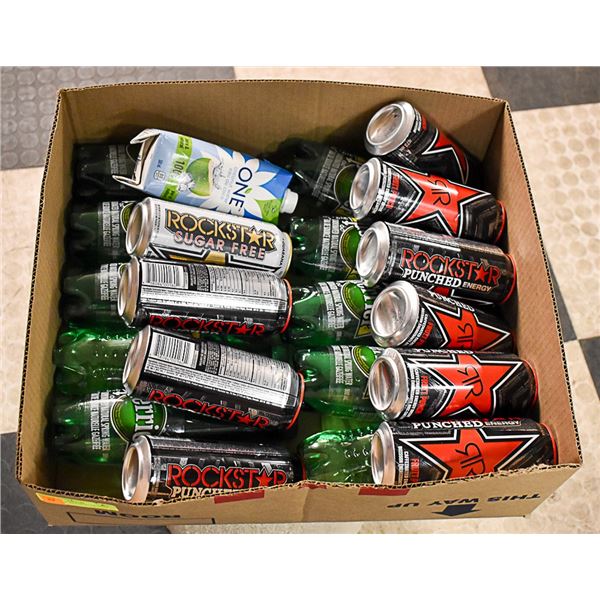 FLAT LOT OF BRAND NAME SOFT DRINKS