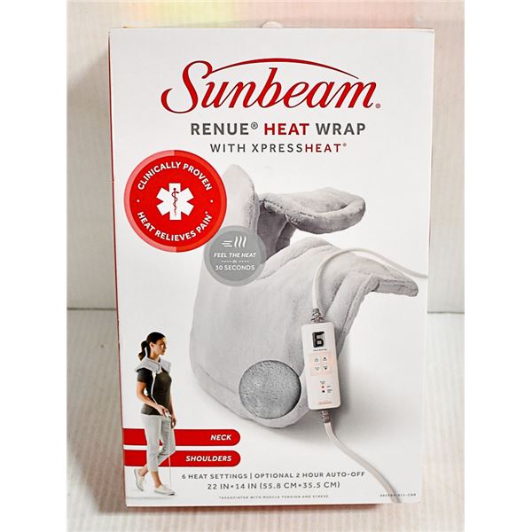 SUNBEAM RENUE HEAT WRAP WITH EXPRESS HEAT
