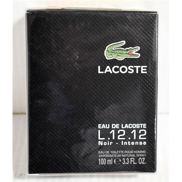 LACOSTE L.12.12 NOIR INTENSE EAU DE TOILETTE 100ML