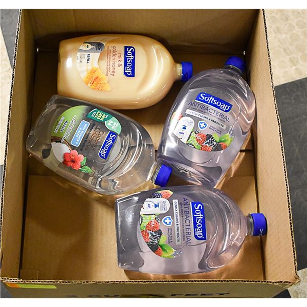 BOX LOT OF BRAND NAME HAND SOAP