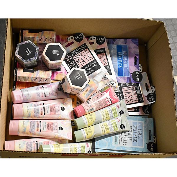 FLAT LOT OF SKIN CARE PRODUCTS