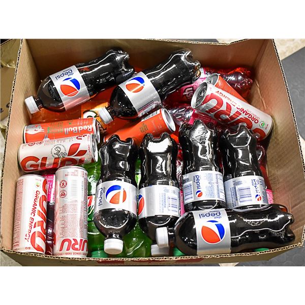 FLAT OF BRAND NAME  SOFT DRINKS