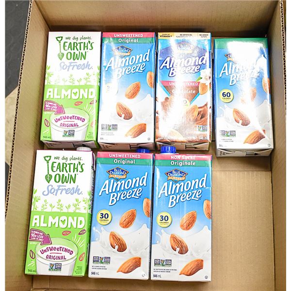 FLAT LOT OF NON-DAIRY MILK PRODUCTS