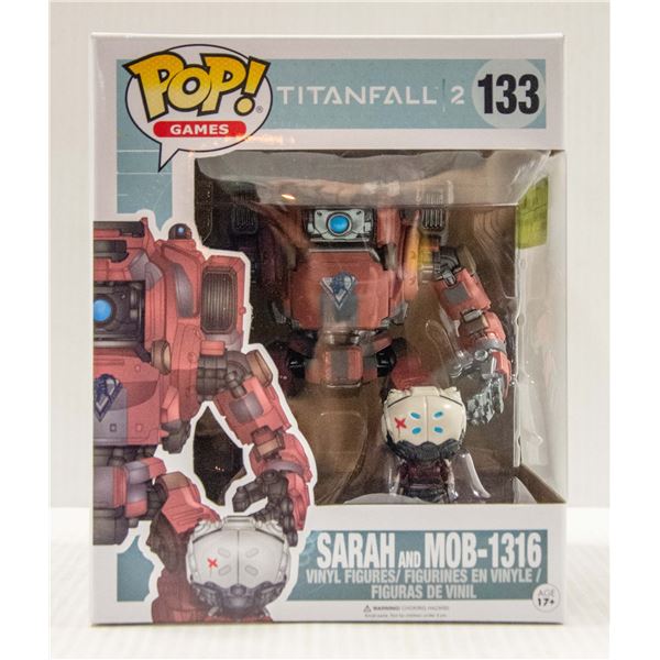 FUNKO POP:  SARAH AND MOB-1316; TITANFALL 2 133
