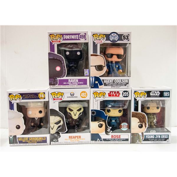 FUNKO POPS:  REAPER, ROSE, YOUNG JYN ERSO,