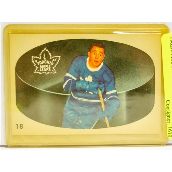 FRANK MAHOVLICH PARKHURST 1962/63 HOCKEY CARD #18