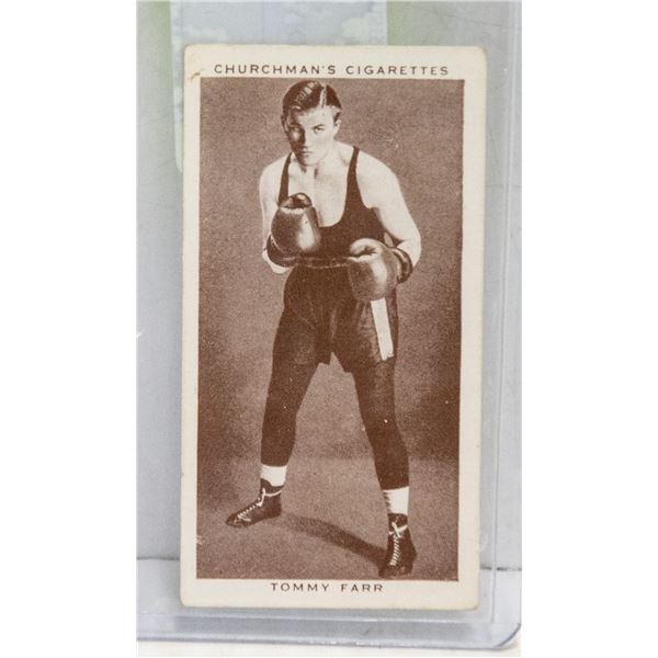 1938 BOXING TOBACCO CARD ORIGINAL TOMMY FARR