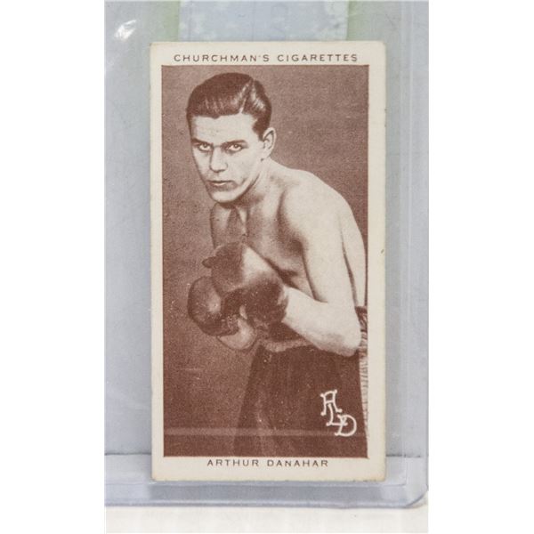 1938 BOXING TOBACCO CARD ORIGINAL A. DANHAR