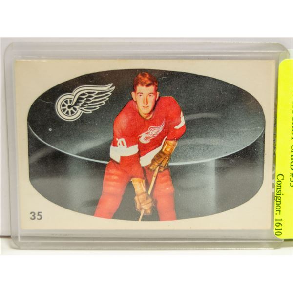 LEONARD LUNDE PARKHURST 1962/63 HOCKEY CARD #35