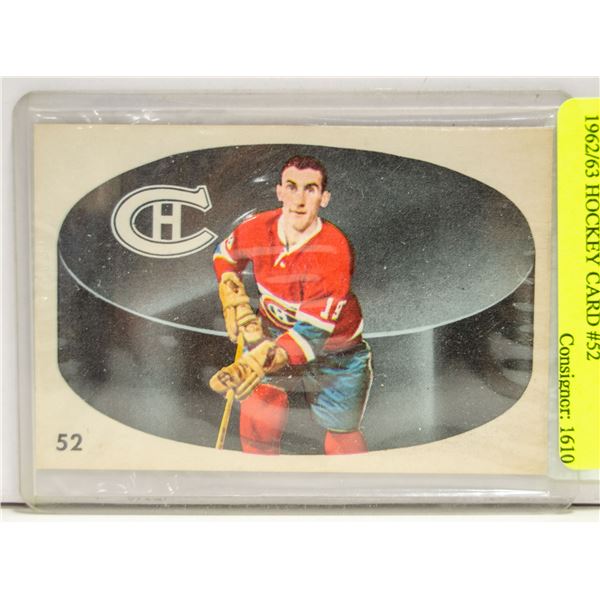 LOUIS FONTINATO PARKHURST 1962/63 HOCKEY CARD #52