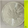 Image 1 : CANADIAN MAPLE LEAF ROUND SILVER