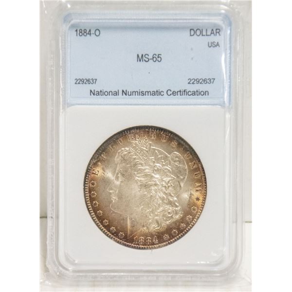1884-0 MS-65 MORGAN SILVER DOLLAR