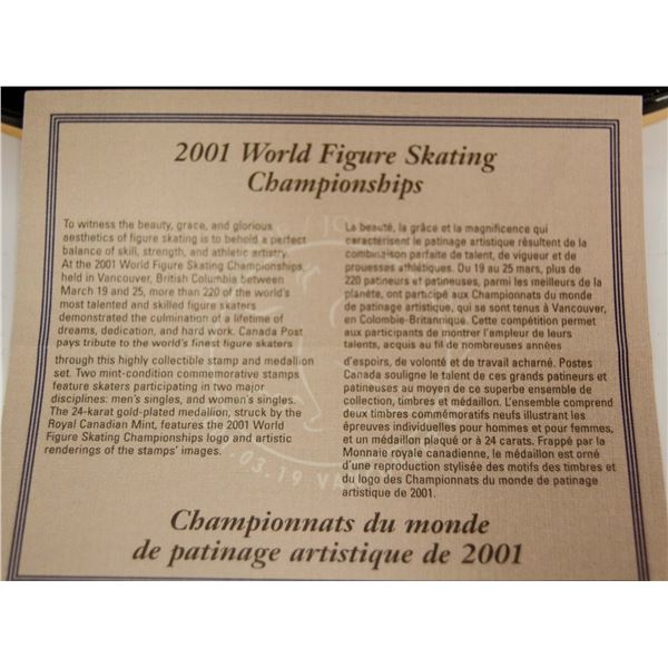 ROYAL CANADIAN MINT MEDALLION AND STAMP SET