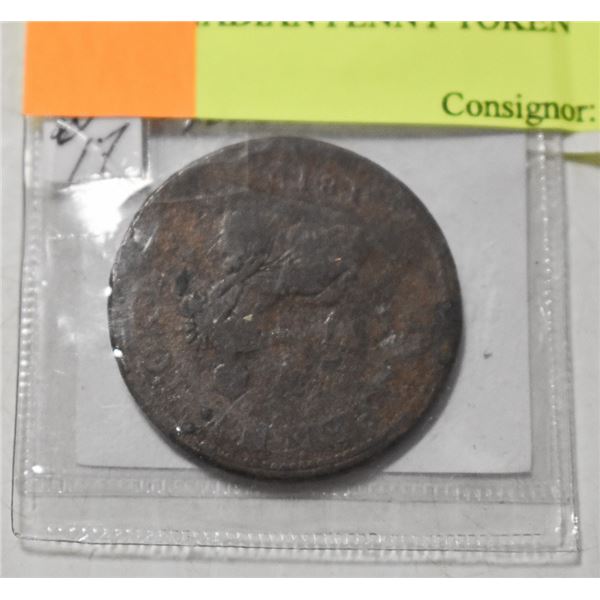 1817 CANADIAN PENNY TOKEN