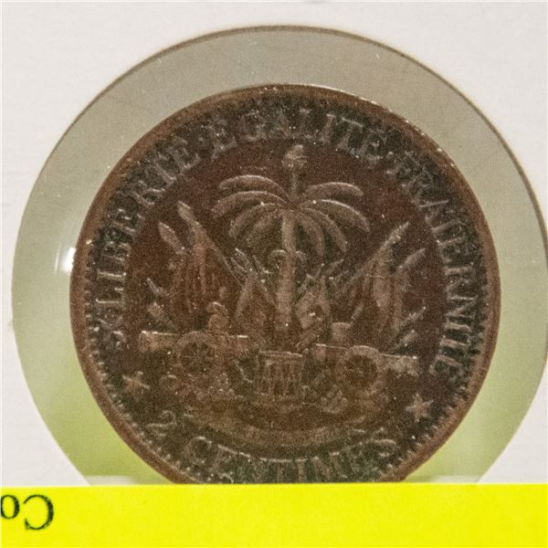 1881 HAITI COIN