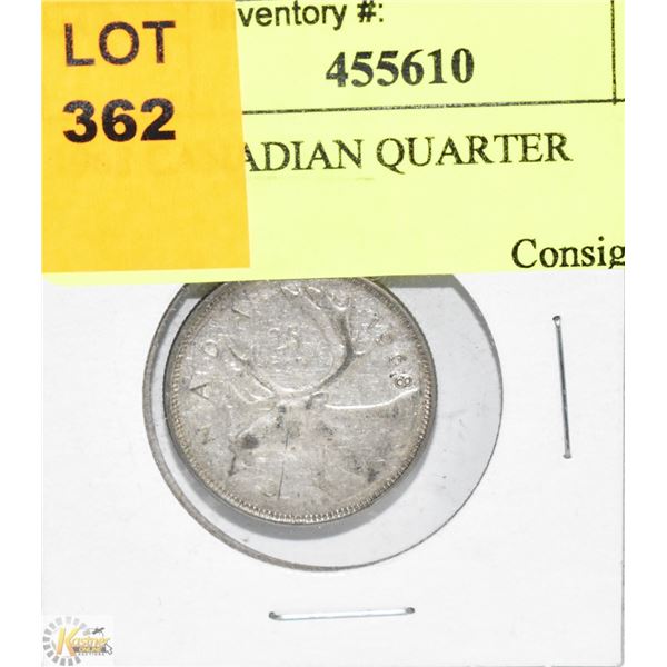 1968 CANADIAN QUARTER