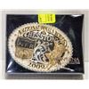 Image 1 : 24 KT GOLD /SILVER PLATED NFR 2009 BELT BUCKLE
