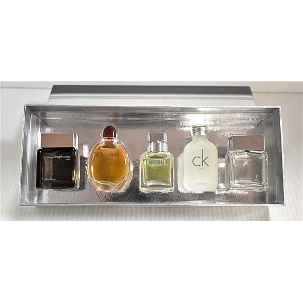 CALVIN KLEIN MENS 5 PC GIFT SET 2X EUPHORIA, ONE,