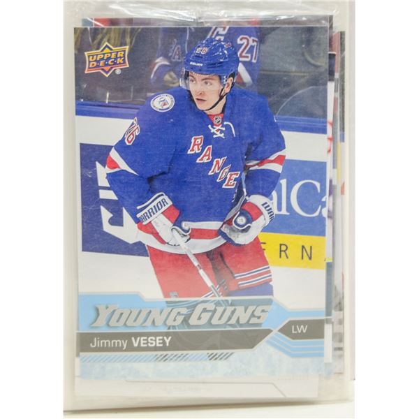 6 X OVERSIZED YOUNG GUNS ROOKIE CARDS NHL
