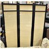 Image 1 : 3-PANEL WOOD & WICKER ROOM DIVIDER