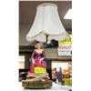 Image 1 : ANTIQUE LADY CHARMAIN ROYAL DOULTON LAMP RARE