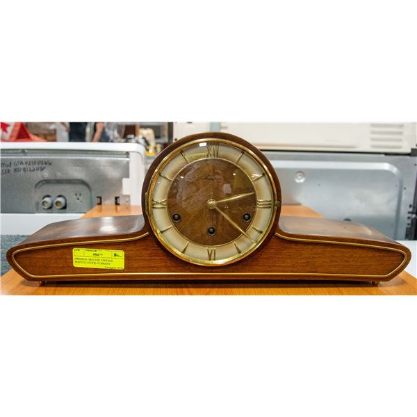 ORIGINAL MAUTHE VINTAGE MANTLE CLOCK GERMANY