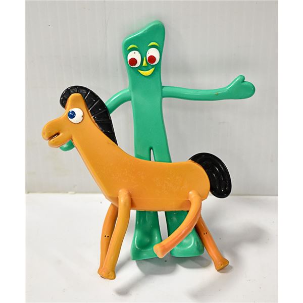 VINTAGE GUMBY & POKEY POSEABLE FIGURES