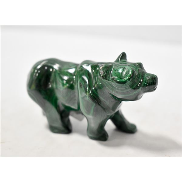 MALACHITE CARVING BEAR
