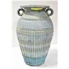 Image 1 : 16" BLUE CLAY GARDEN POT WITH 2 HANDLES