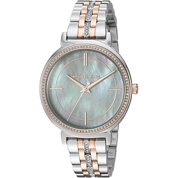 NEW MICHAEL KORS M-OF-PEARL33MM WATCH MSRP $351