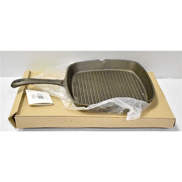 NEW 9" X 9" SQUARE CAST IRON GRIDDLE