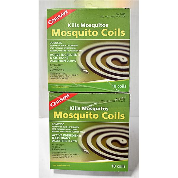 20 COGHLANS MOSQUITO COILS