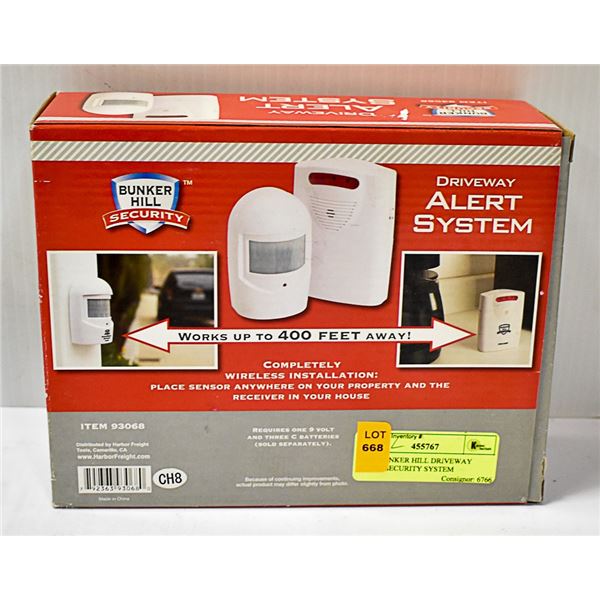 NEW BUNKER HILL DRIVEWAY ALERT SECURITY SYSTEM