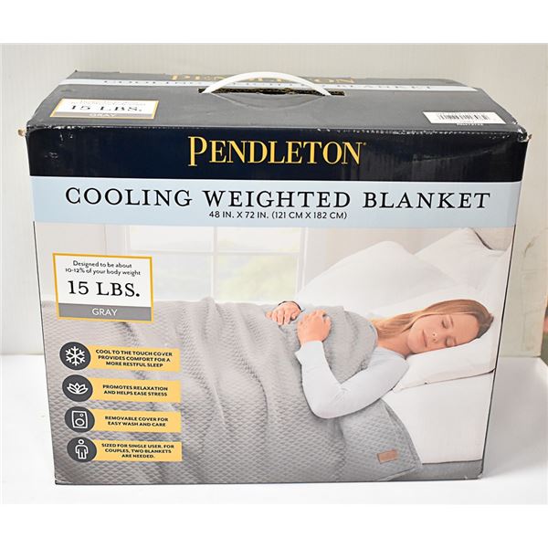 PENDLETON 15LBS COOLING WEIGHTED BLANKET