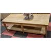 Image 1 : GREY COLOURED WOOD COFFEE TABLE