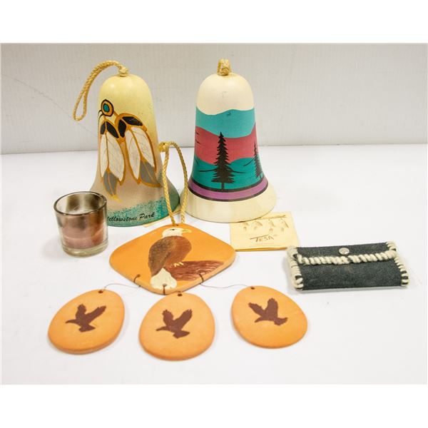 NORTH AMERICAN COLLECTIBLES - ART, HANGING BELLS,