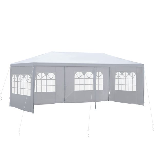 NEW 10FT X 20FT WHITE WEDDING PARTY EVENT TENT