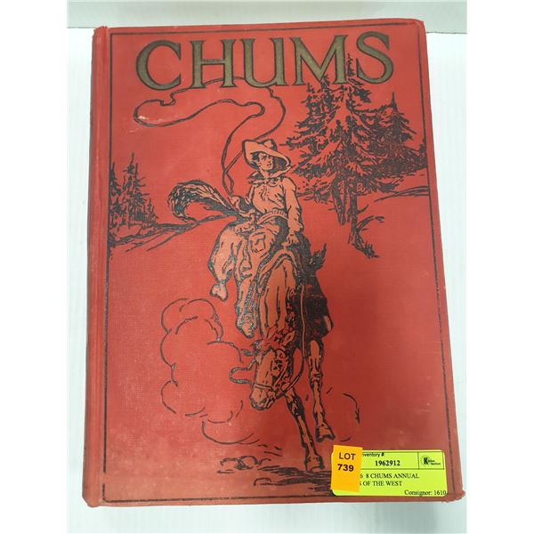 1935-1936  8 CHUMS ANNUAL STORIES OF THE WEST