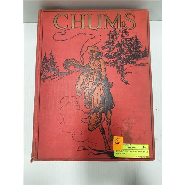 1927 - 8 CHUMS ANNUAL STORIES OF THE WEST